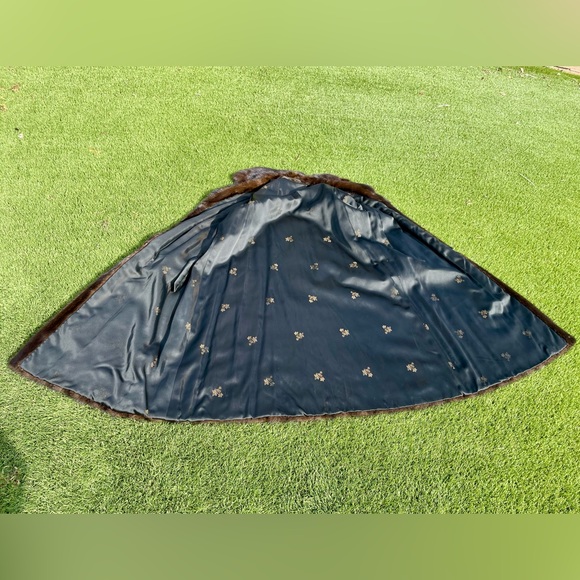 Classic Luxury Dark Mink Full Length Fur Coat 76”Sweep No Monogram - Picture 7 of 7